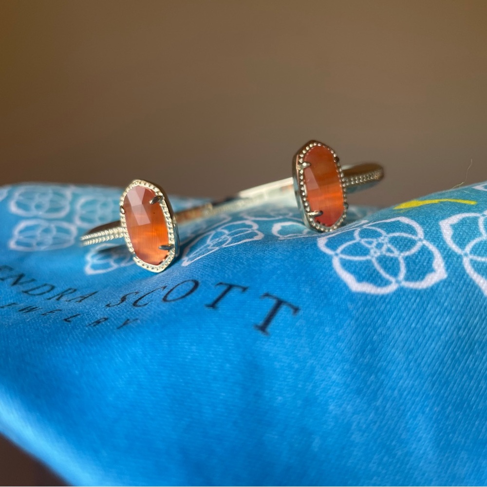 VGUC Custom Gold/Orange Cats Eye Elton Bracelet